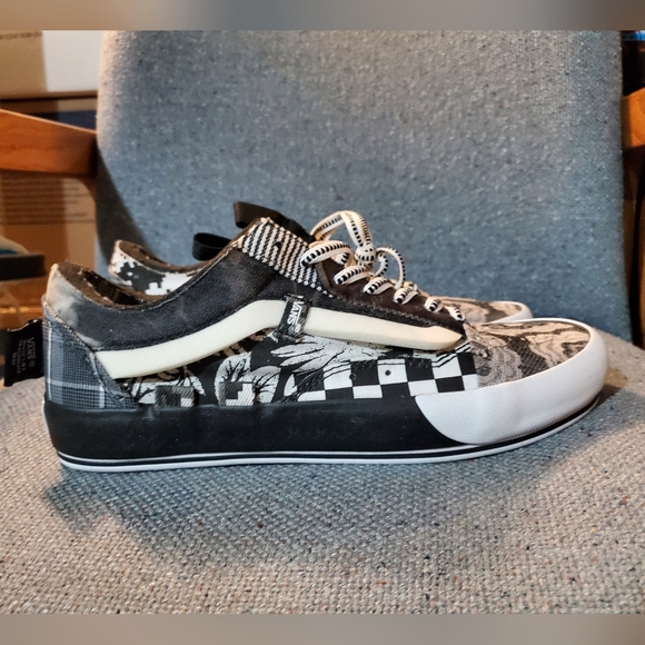 Vans Old Skool Cap "Patchwork" sz 9 Mens (Rare Exclusive Sample Pair) - Picture 3 of 8